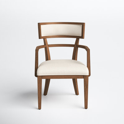 Wingback Arm Chair in Bedford/Ivory by Joss and Main