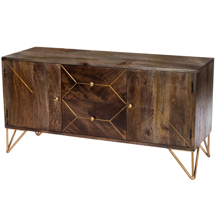 Loon Peak Stoneburner 47.25" Wide 2 Drawer Sideboard