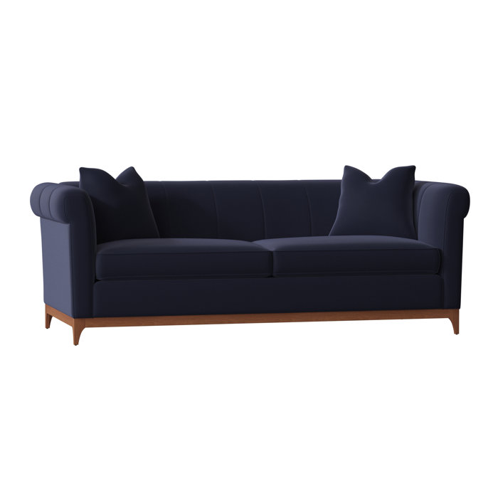 Wade Logan Steffens 89" Rolled Arm Sofa