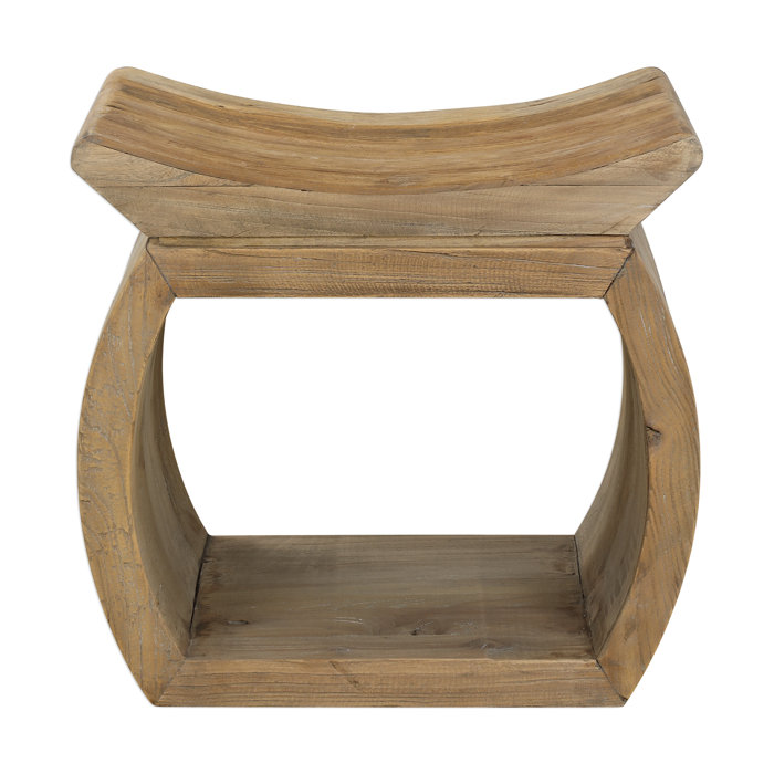 Joss and Main Pricilla Solid Wood Accent Stool