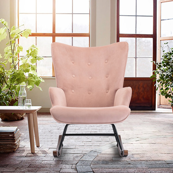wingback nursing chair