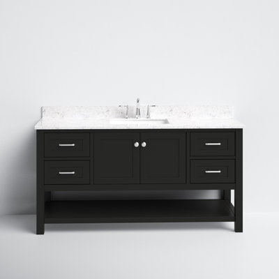 Warburton 60" Single Bathroom Vanity Set by Joss and Main