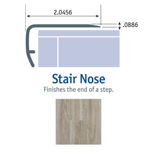 Golden Arowana Sandalwood Vinyl Flooring Stair Nosing Wayfair