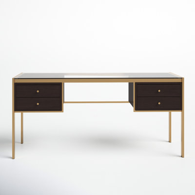 Rigsby Glass Desk by Joss and Main