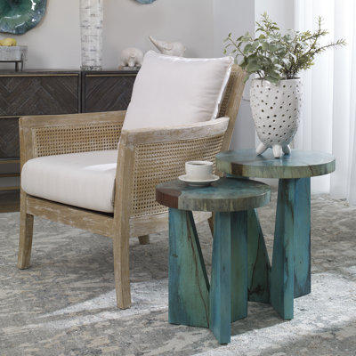 Prevost Solid Wood 3 Legs Nesting Tables by Joss and Main