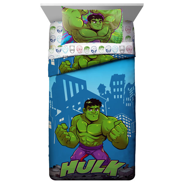 incredible hulk bed set