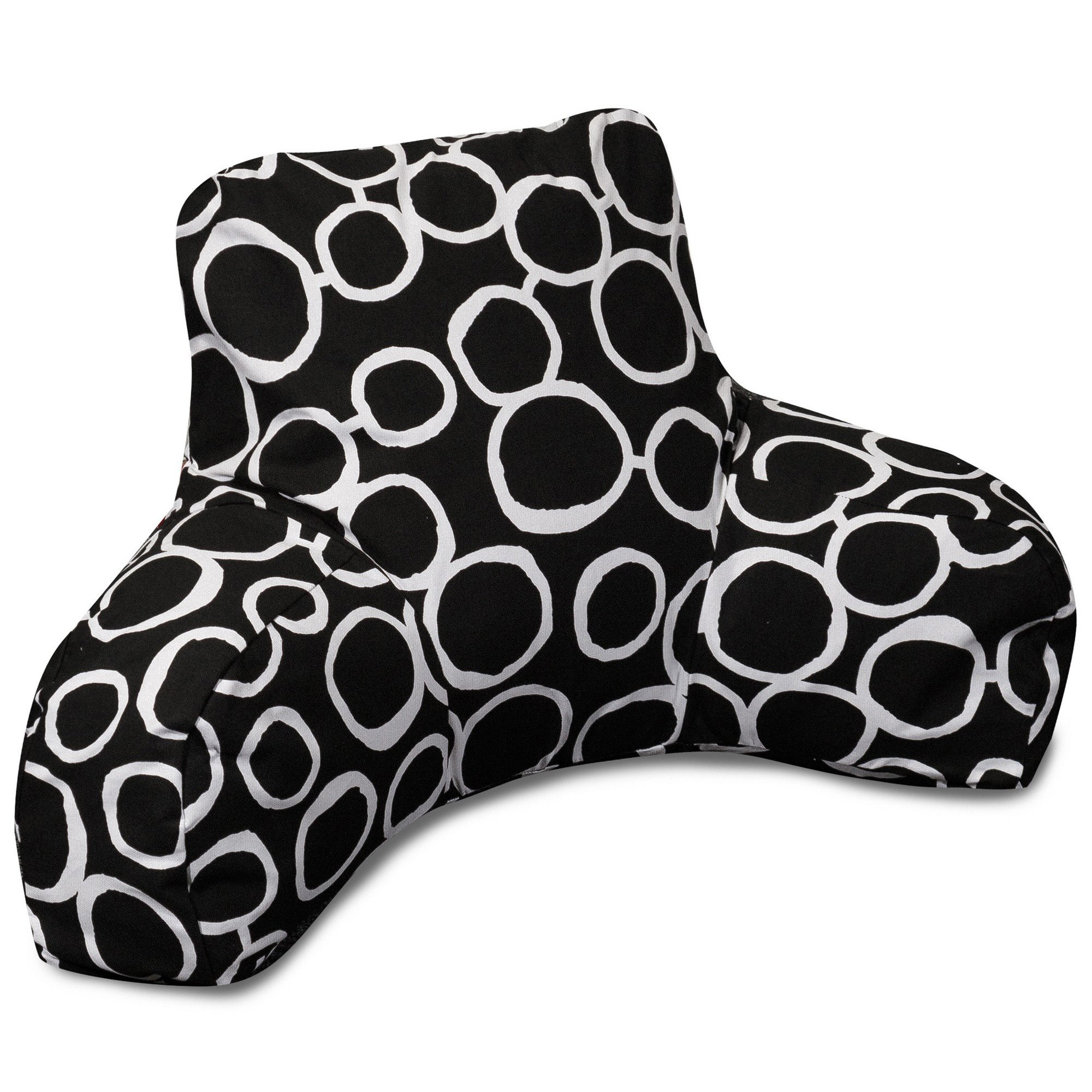 black backrest pillow