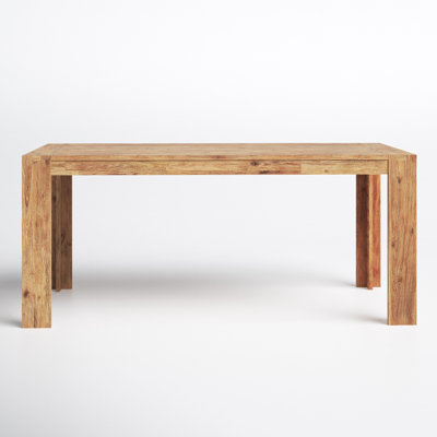 Vancamp Solid Wood Dining Table by Three Posts