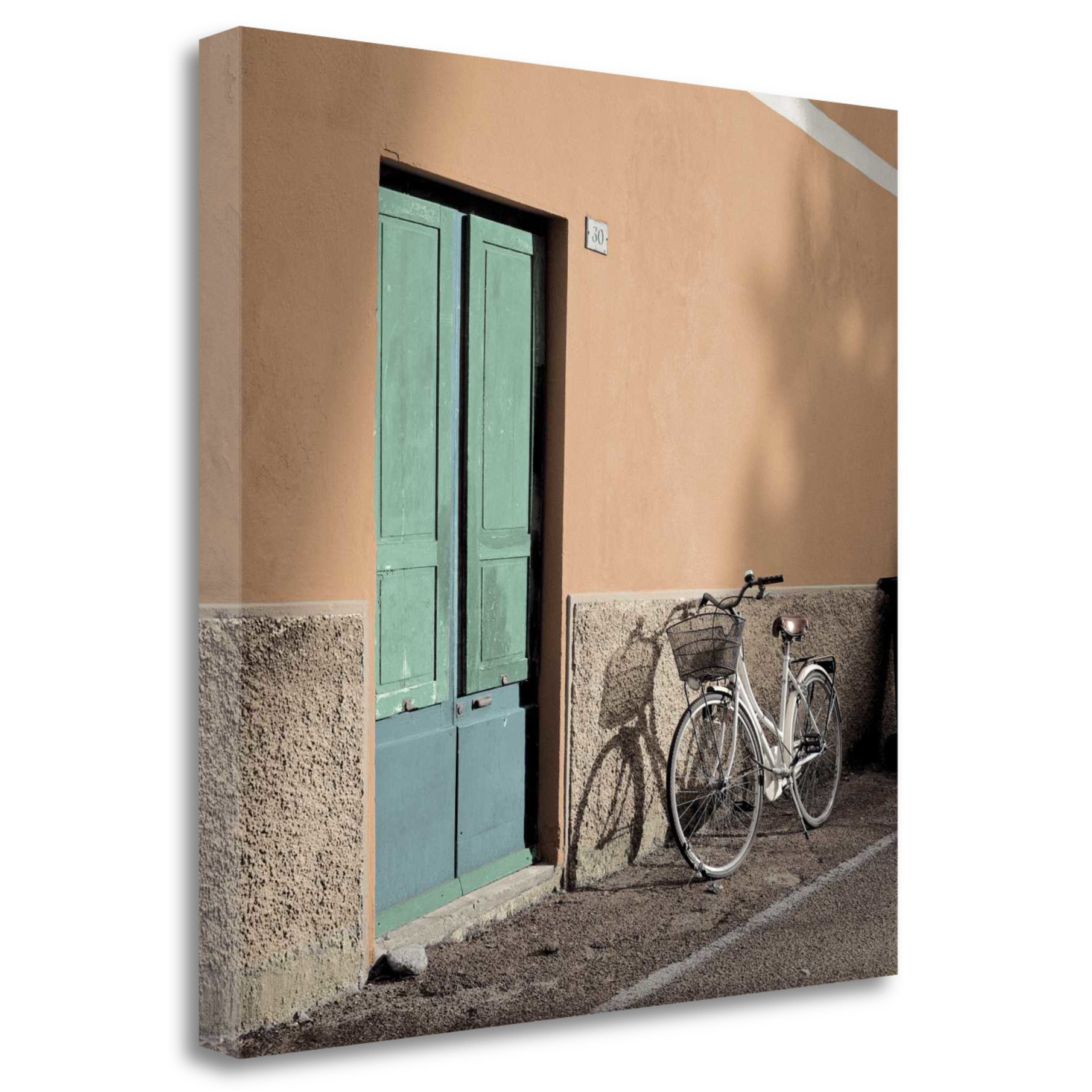 Liguria Bicycle - 1 by Alan Blaustein - Wrapped Canvas Print