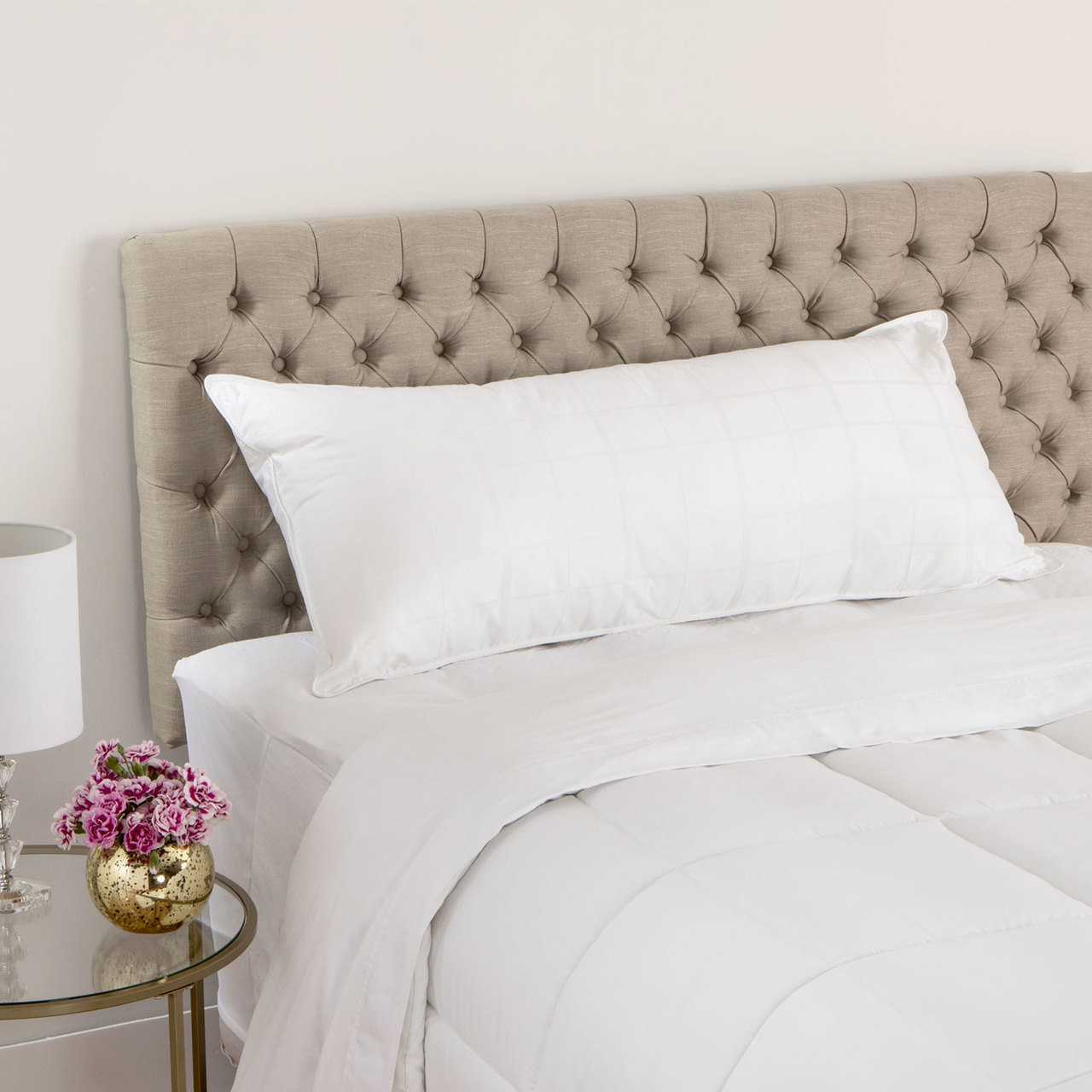 your zone trellis patterned body pillow