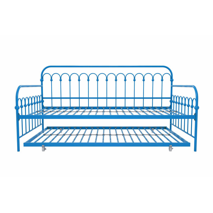 Novogratz Bright Pop Twin Metal Daybed with Trundle