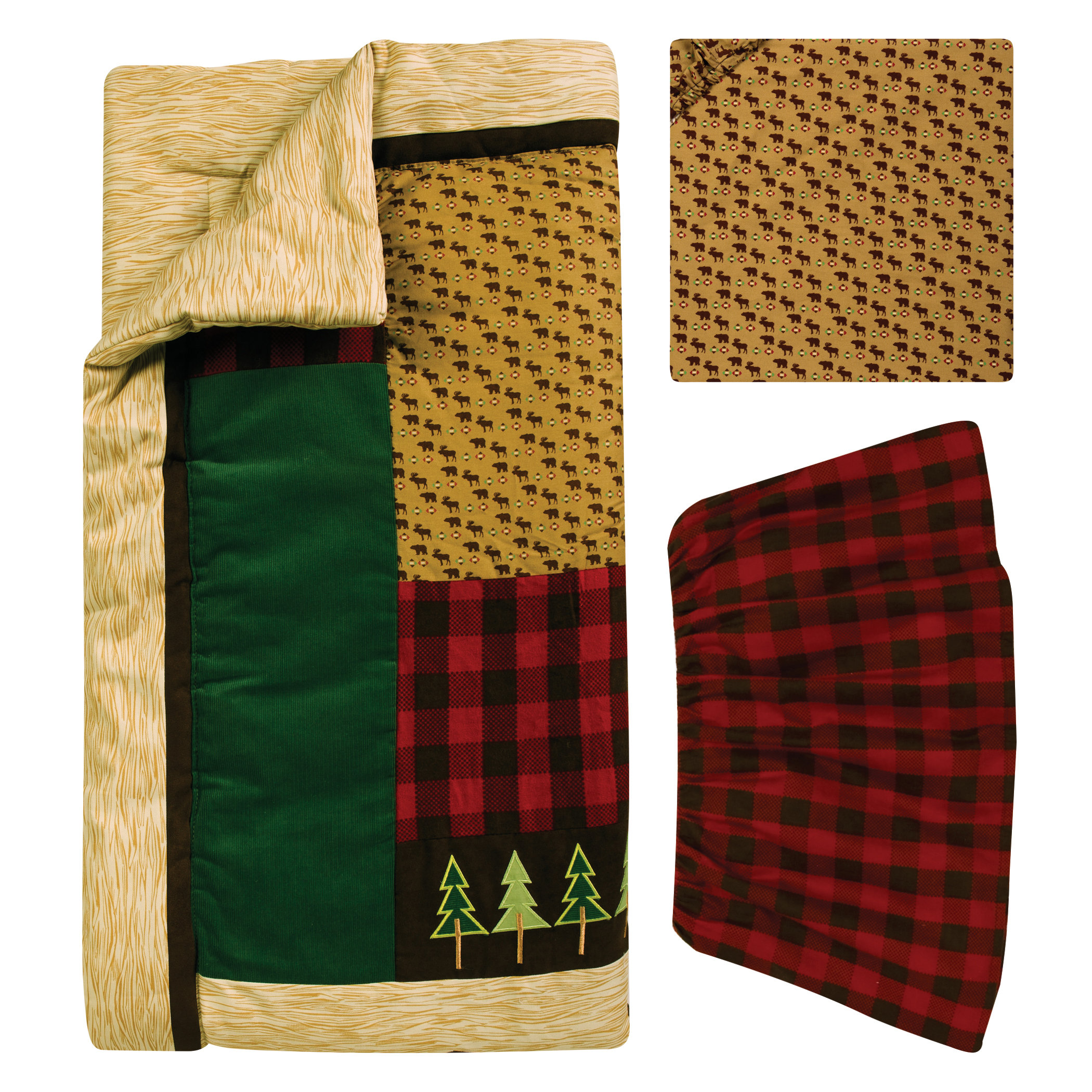 northwoods crib bedding