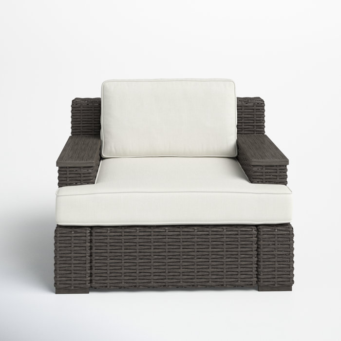 Joss and Main Marty Patio Chair with Cushions