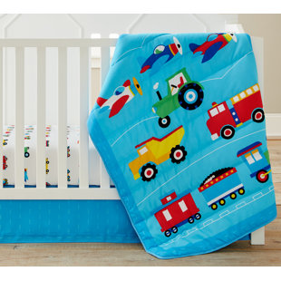 fireman crib bedding