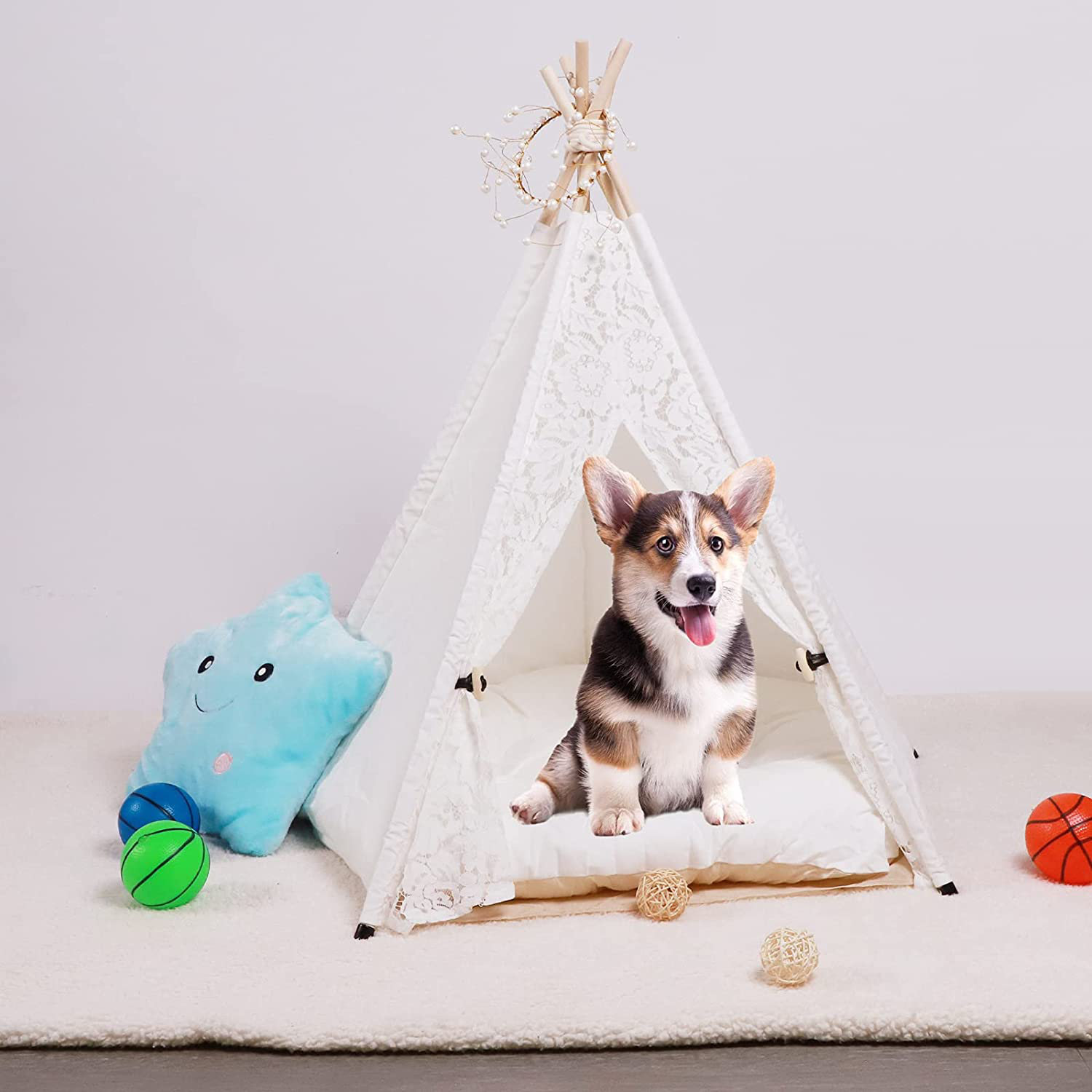 medium dog teepee