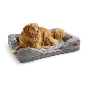 large padded dog bed