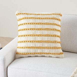 yellow lumbar throw pillows