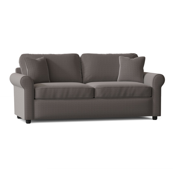 Lark Manor Antoinette 82" Rolled Arm Sofa Bed Slipcovered