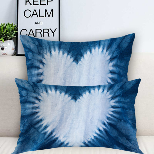 indigo dyed pillows