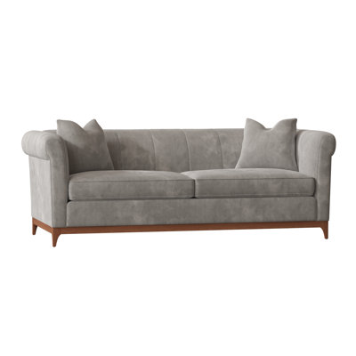 Steffens 89" Rolled Arm Sofa by Wade Logan