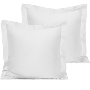 white square pillow shams