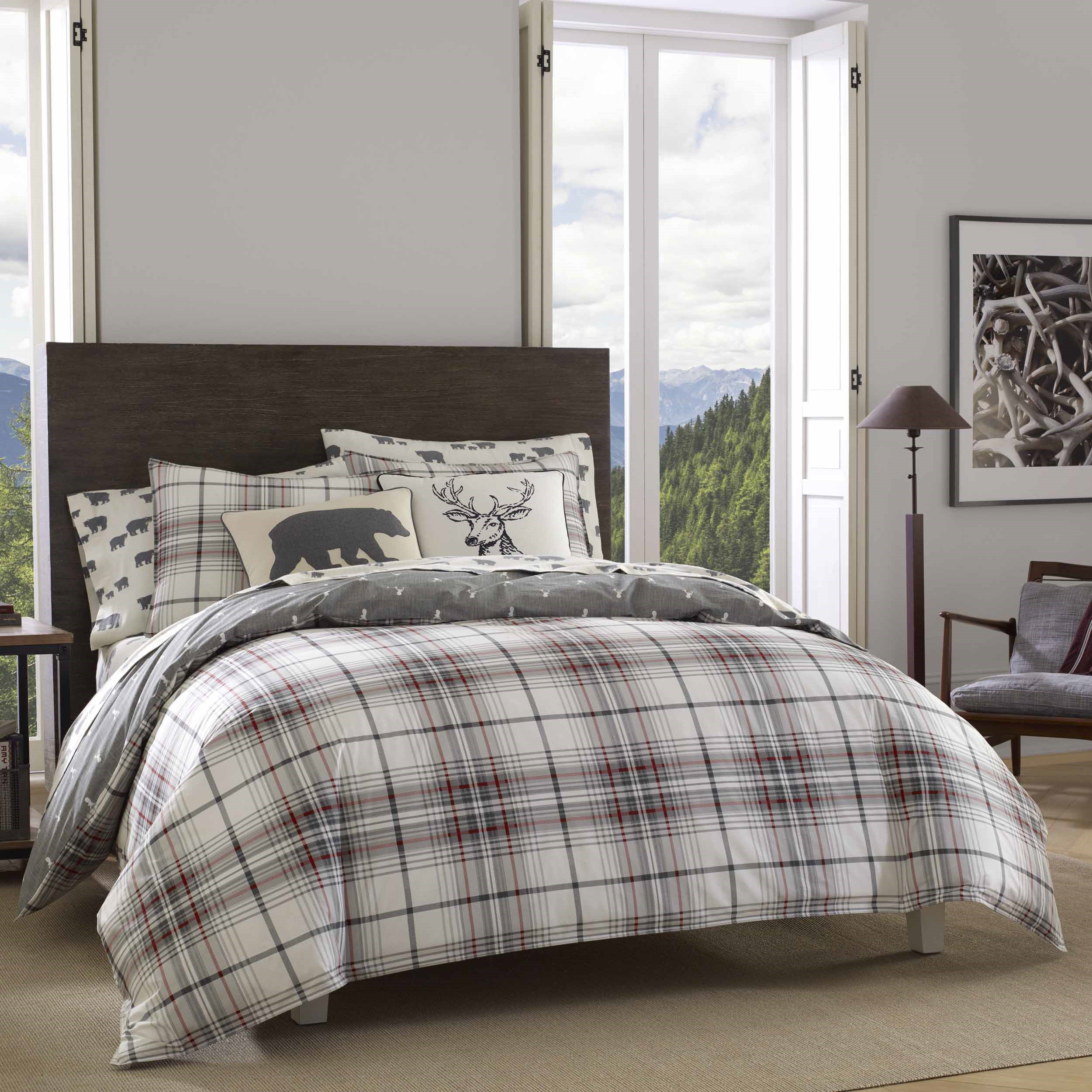 boys plaid bedding