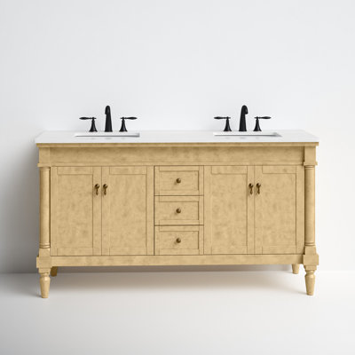 60" Double Bathroom Vanity Set by Joss and Main