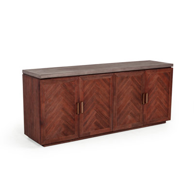 79" Wide 1 Drawer Acacia Wood Sideboard by Joss and Main