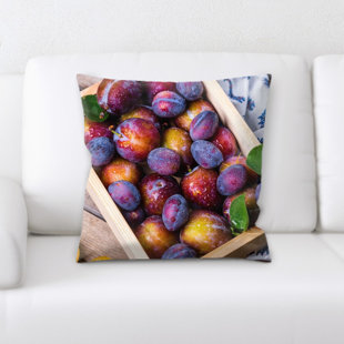 plum accent pillows