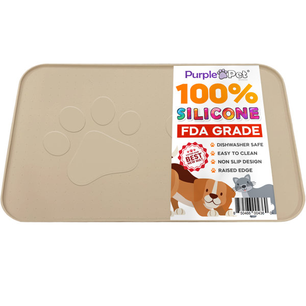 silicone dog placemat
