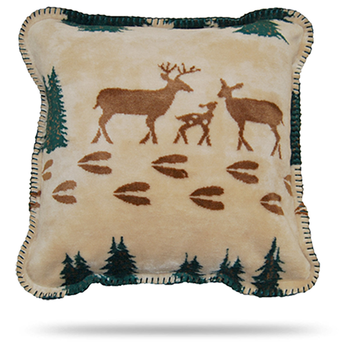 deer throw pillow
