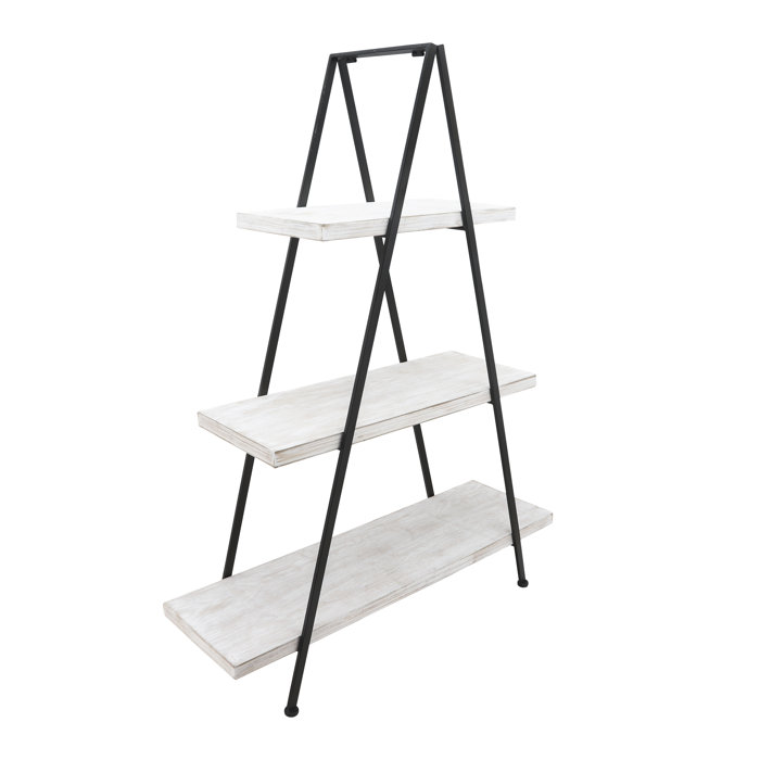 17 Stories Darlita 54" H x 41" W Metal Etagere Bookcase