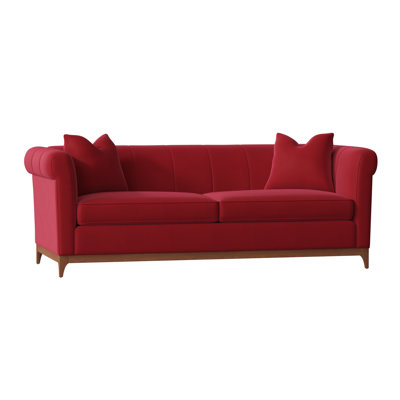 Steffens 89" Rolled Arm Sofa by Wade Logan