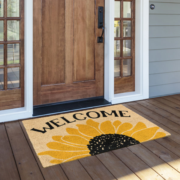 Custom Mini Doormat  24 Inch Small Doormat  Monogram Welcome Mat  Playhouse Door Mat  Personalized Doormat  Pet Bowl Rug  Dog Doormat