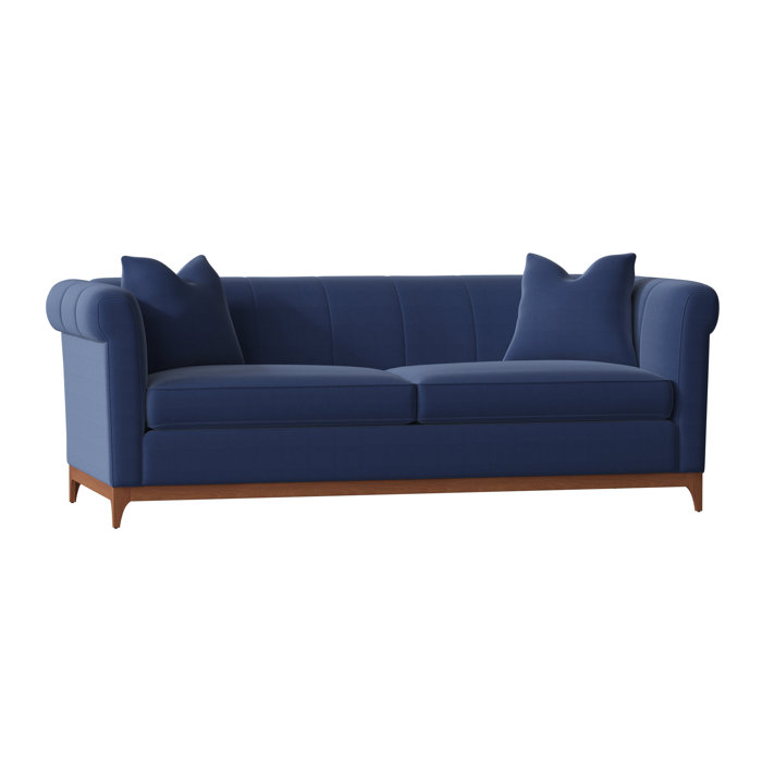 Wade Logan Steffens 89" Rolled Arm Sofa