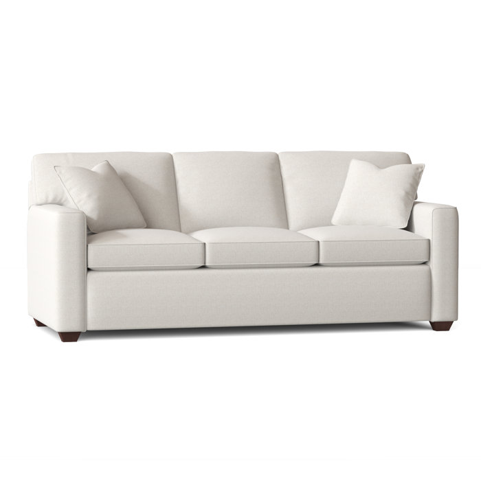Ebern Designs Lesley 87" Square Arm Sofa Bed with Reversible Cushions