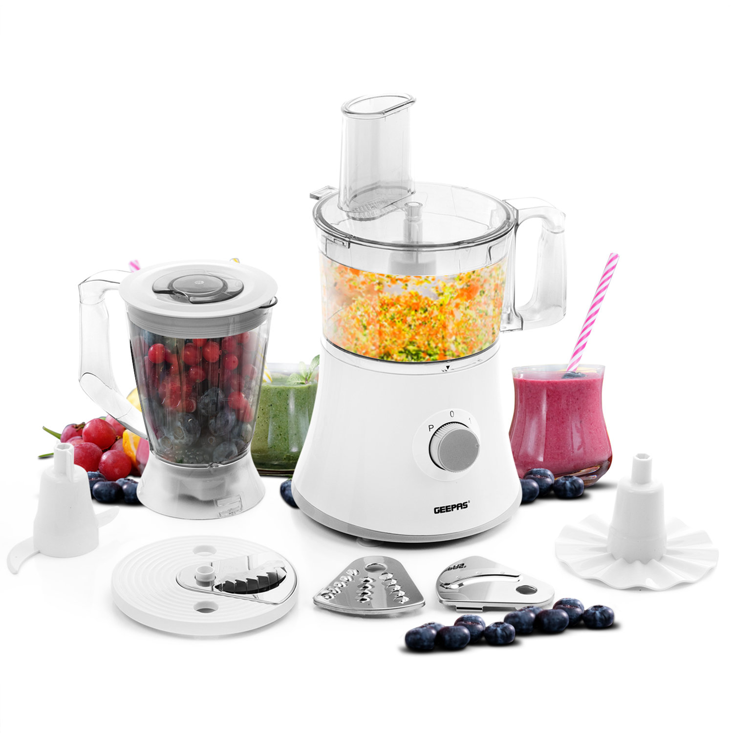 Geepas 1 2l 10 In 1 Food Processor Blender Wayfair Co Uk