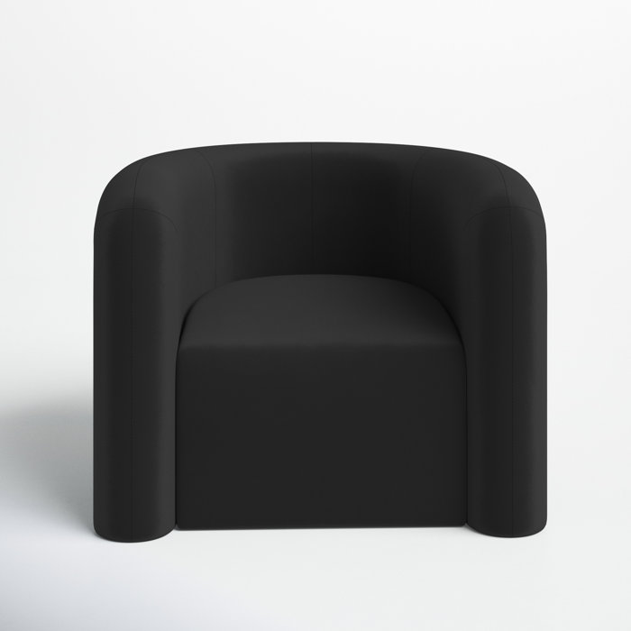 Joss and Main Martin 91.94Cm Wide Tufted Velvet Barrel Chair