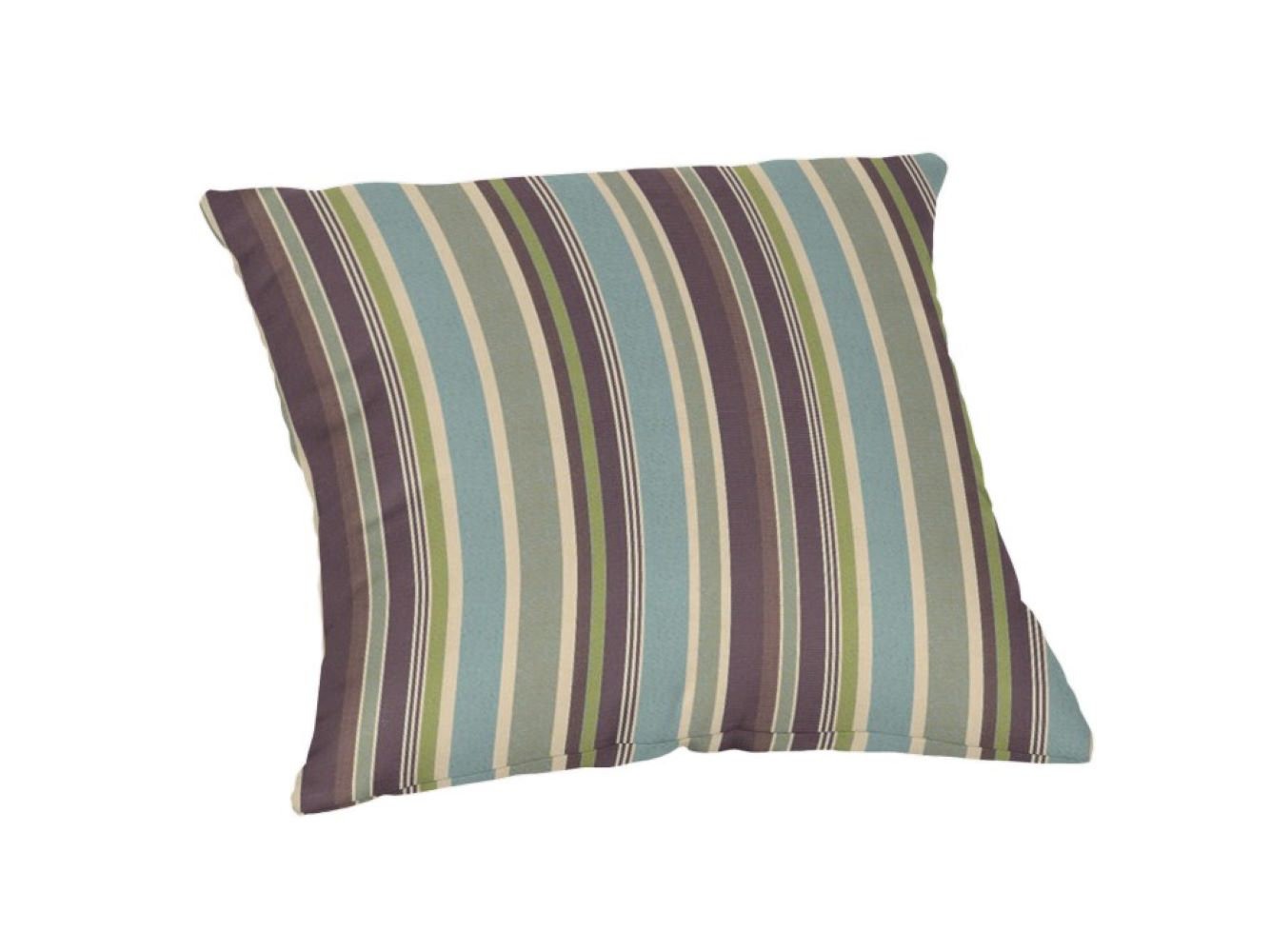 green striped throw pillows