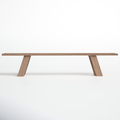 Mathias Solid Wood Bench by Joss and Main