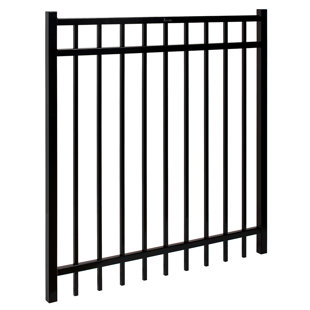 black outdoor gate