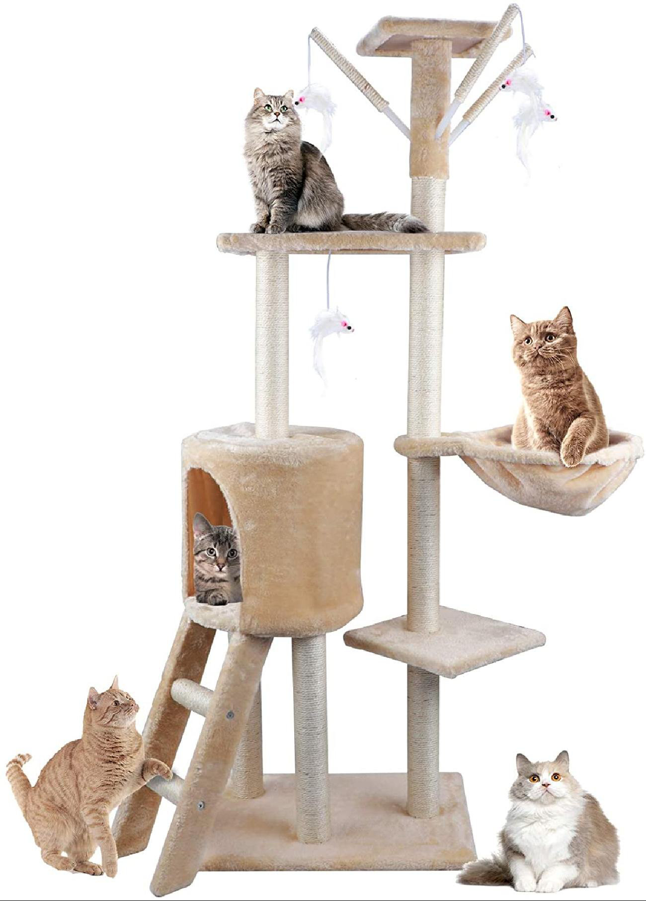 cat tower house