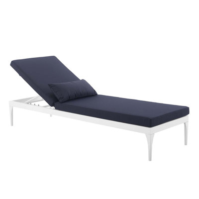 80.5" Long Reclining Single Chaise with Cushions by Joss and Main