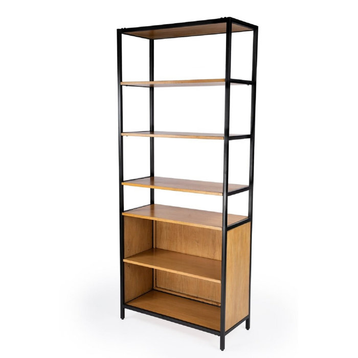 Joss and Main Ferris 84.5" H x 35.25" W Iron Standard Bookcase