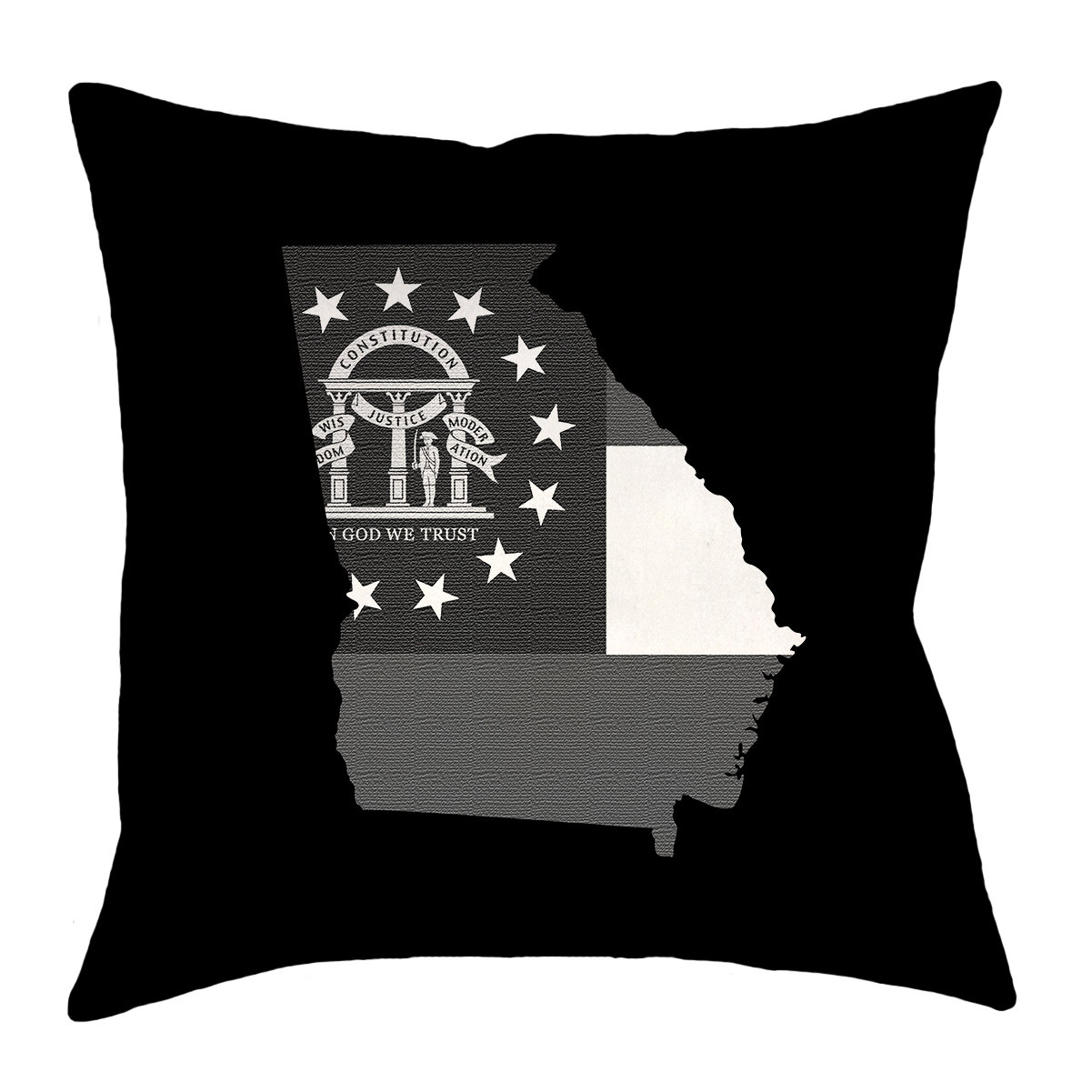 ArtVerse Katelyn Smith 36 x 36 Floor Double Sided Print with Concealed Zipper & Insert Idaho Pillow