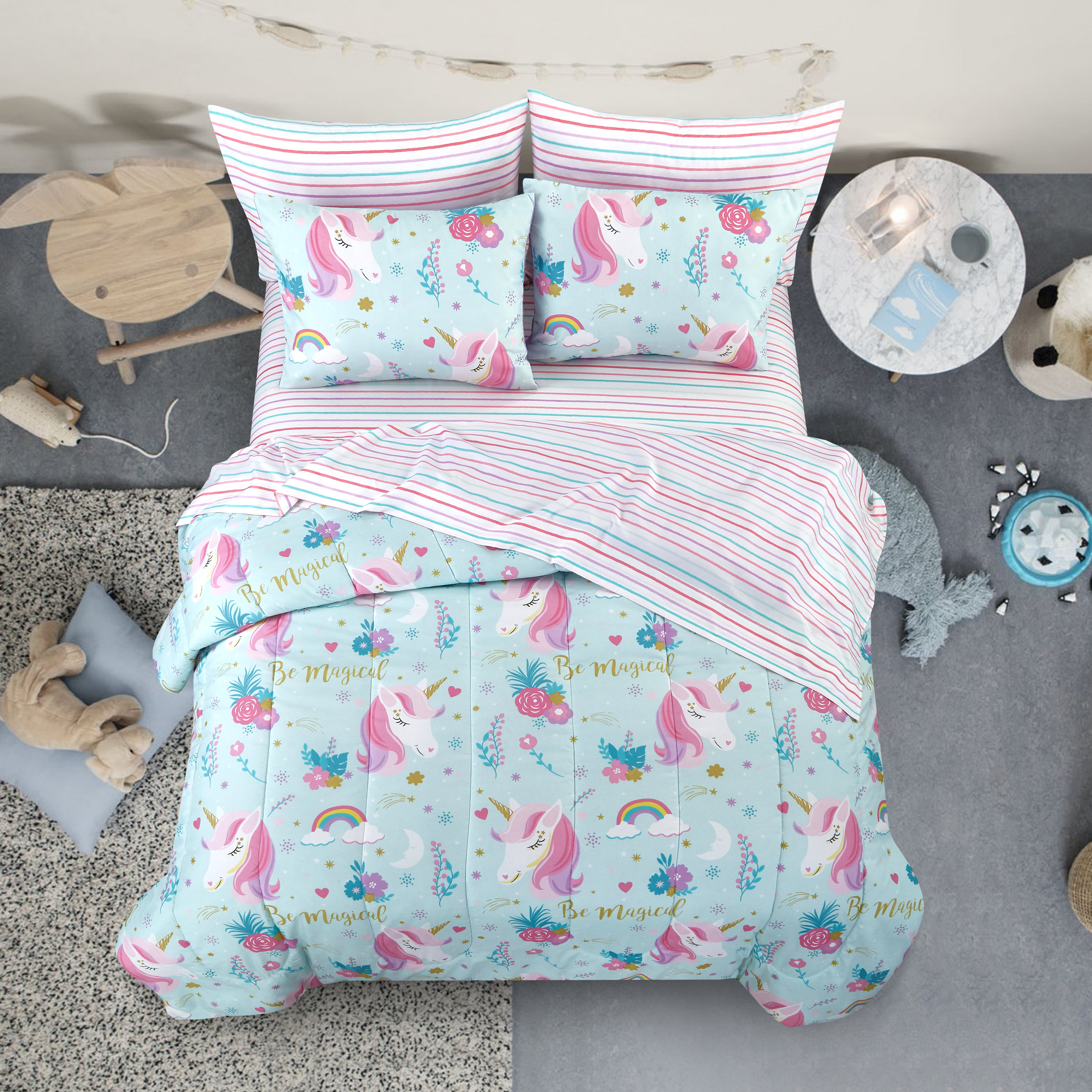unicorn bedding full size