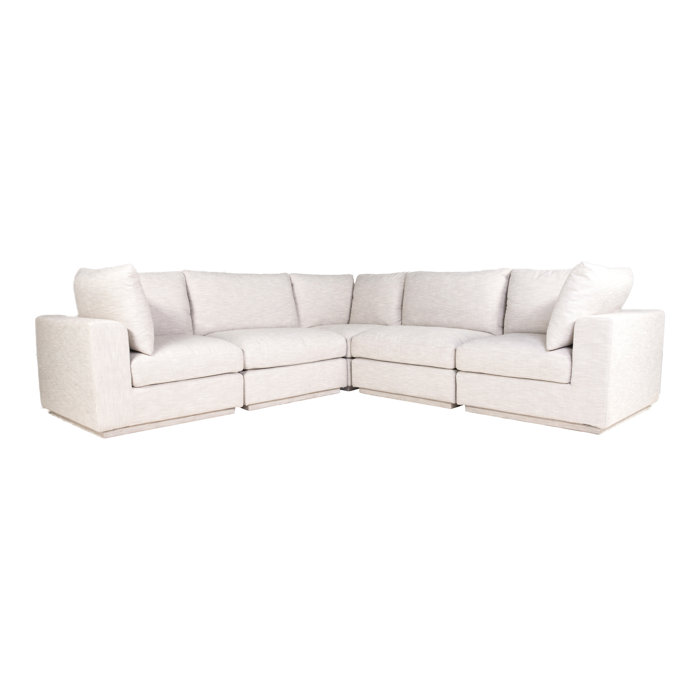 Joss and Main Antonia 114" Wide Symmetrical Corner Sectional