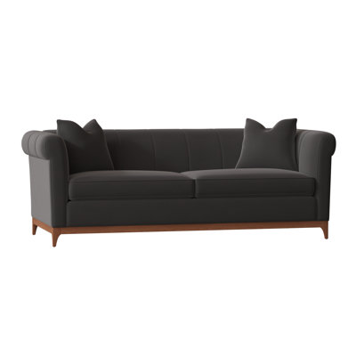 Steffens 89" Rolled Arm Sofa by Wade Logan