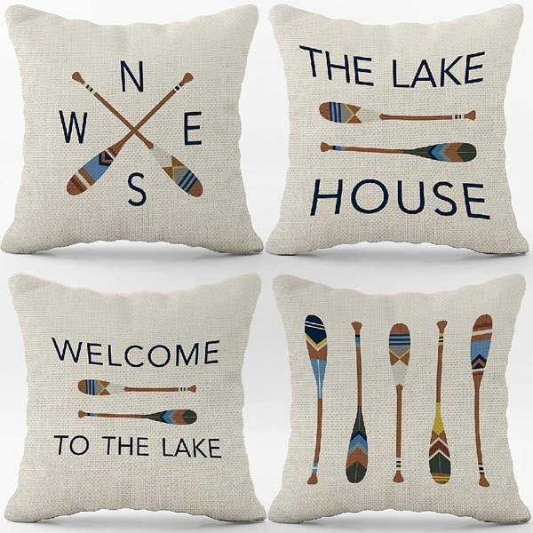 lake throw pillows