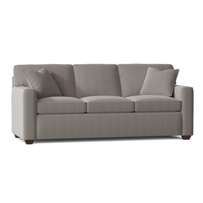 Ebern Designs Lesley 87" Square Arm Sofa Bed with Reversible Cushions